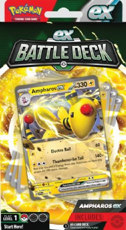CARTE DE POKÉMON - POKEMON ASST BATTLE DECKS AMPHAROS EX/LUCARIO EX